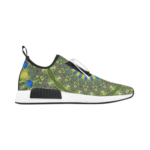 Peacock Feathers Mandala Abstract 1 Women’s Draco Running Shoes (Model 025)