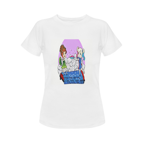 Slumber party time Women's Classic T-Shirt (Model T17）