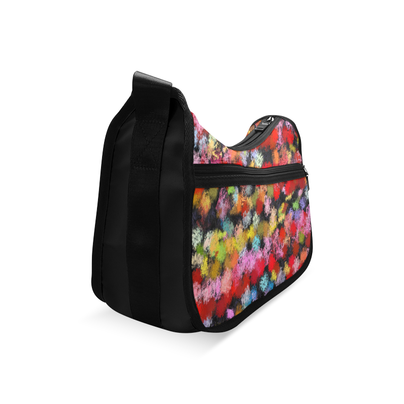 Colorful paint strokes Crossbody Bags (Model 1616)