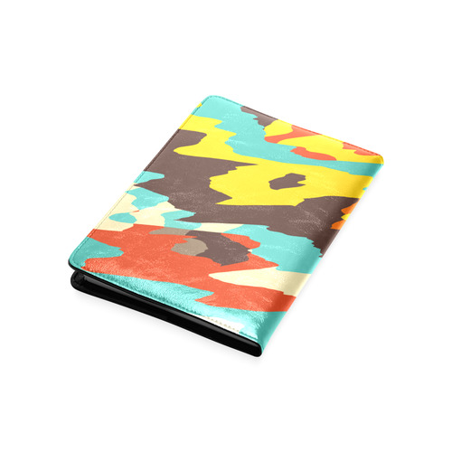 Wavy retro  texture Custom NoteBook A5