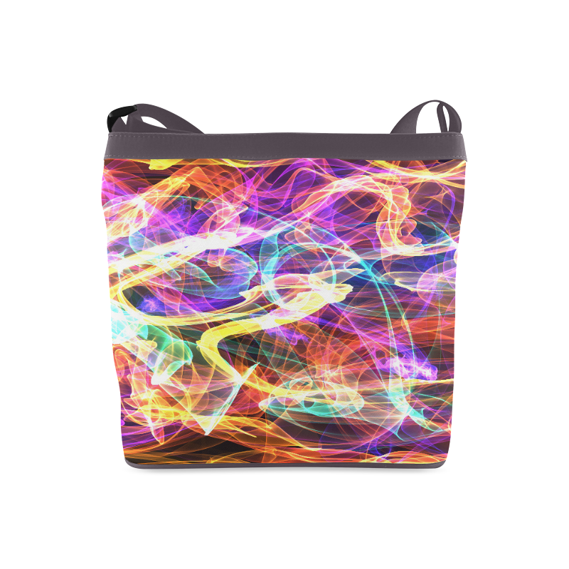 Flames Rainbow by Martina Webster Crossbody Bags (Model 1613)