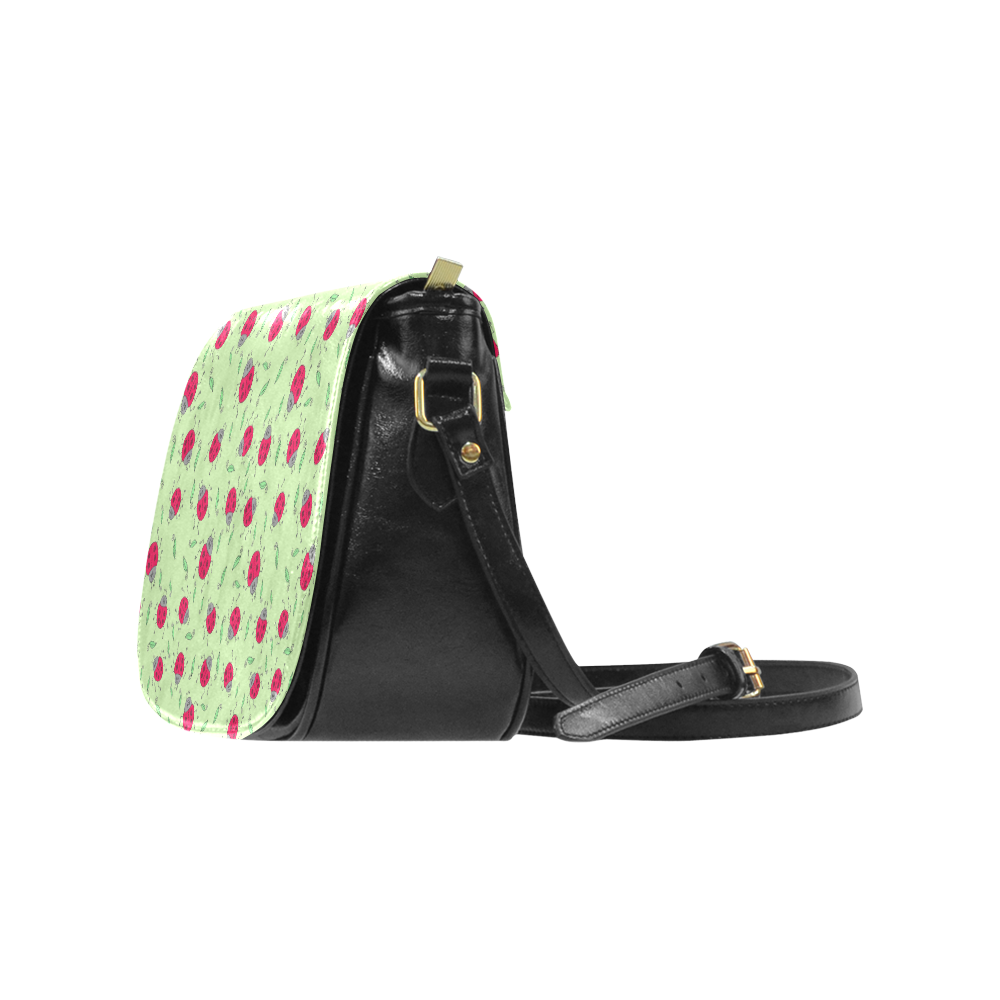 Leaves and Ladybirds Classic Saddle Bag/Small (Model 1648)