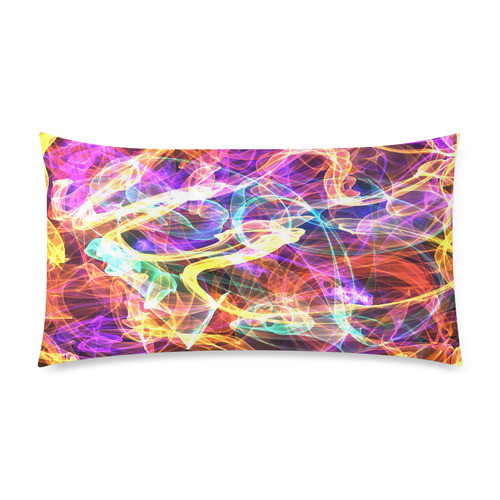 Flames Rainbow by Martina Webster Custom Rectangle Pillow Case 20"x36" (one side)
