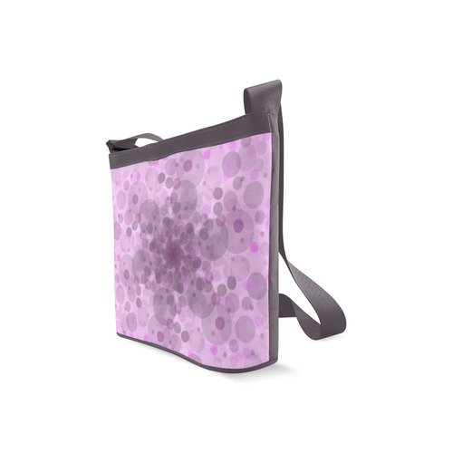 Circles in purple Crossbody Bags (Model 1613)