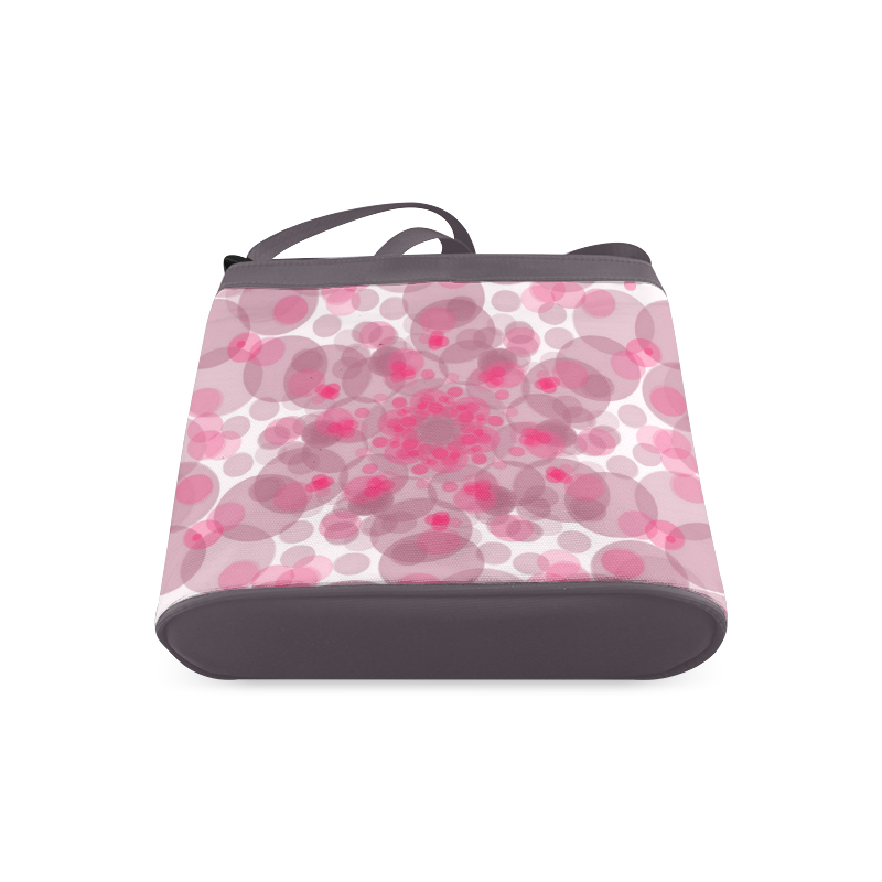 Pink and purple soft spots Crossbody Bags (Model 1613)