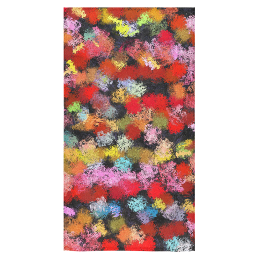 Colorful paint strokes Bath Towel 30"x56"