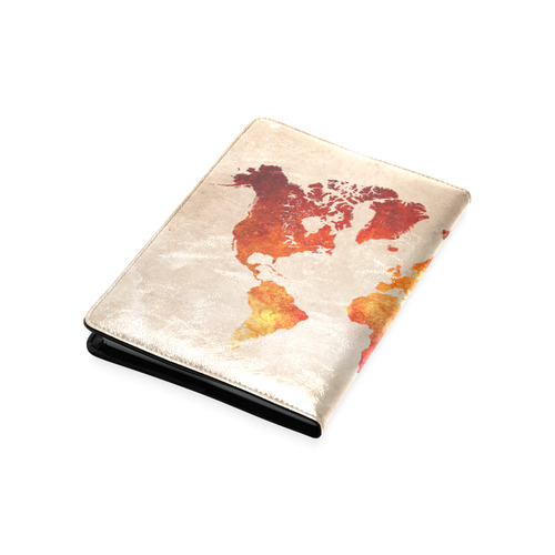 world map 33 Custom NoteBook A5