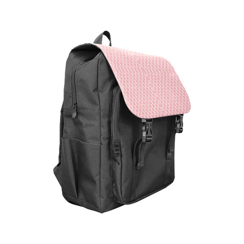 Retro Pink and Brown Pattern Casual Shoulders Backpack (Model 1623)