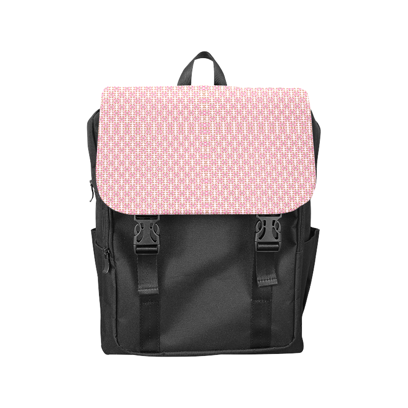 Retro Pink and Brown Pattern Casual Shoulders Backpack (Model 1623)