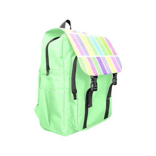 Pastel rectangles Casual Shoulders Backpack (Model 1623)