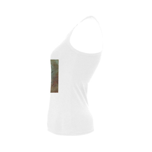 world map Women's Shoulder-Free Tank Top (Model T35)