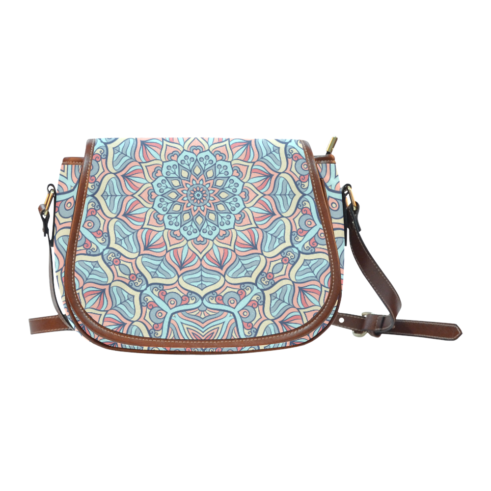 Beautiful Mandala Design Saddle Bag/Large (Model 1649)
