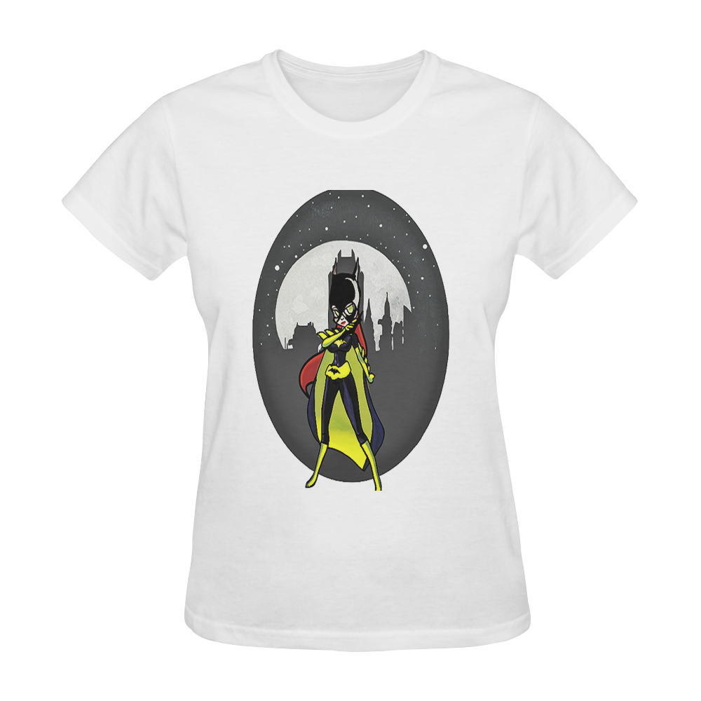 The Dark Knight Damsel Sunny Women's T-shirt (Model T05)
