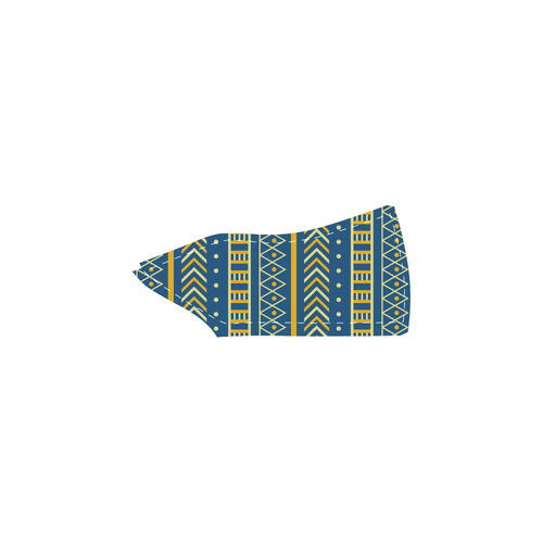Ethnic Boho Tribal Geometric Pattern Women's Slip-on Canvas Shoes (Model 019)
