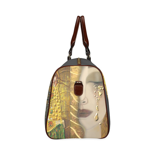 My Klimt Serie:Gold Waterproof Travel Bag/Large (Model 1639)