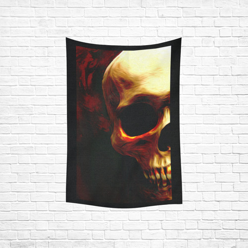 Bloody Skull tapestry Cotton Linen Wall Tapestry 40"x 60"