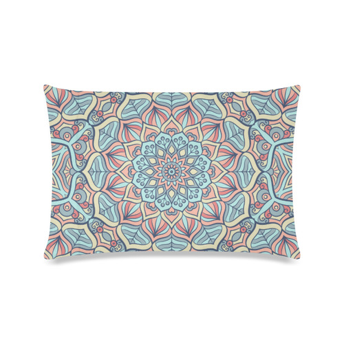 Beautiful Mandala Design Custom Zippered Pillow Case 16"x24"(Twin Sides)