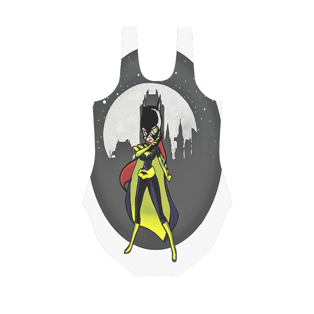 The Dark Knight Damsel Vest One Piece Swimsuit (Model S04)