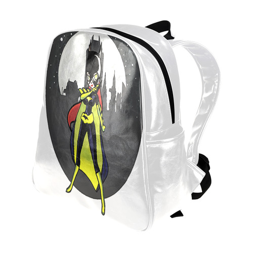 Batgirl chibi Multi-Pockets Backpack (Model 1636)