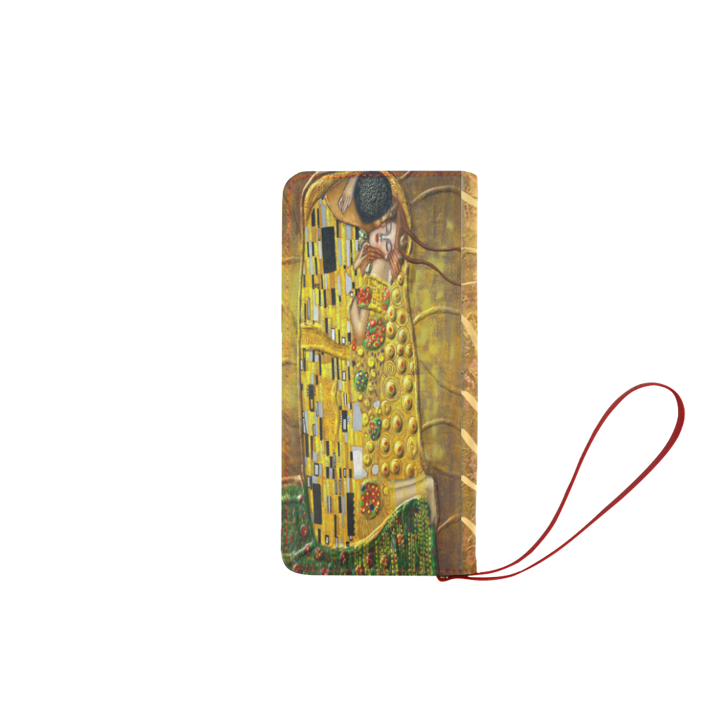 My Klimt Serie:Gold Women's Clutch Wallet (Model 1637)