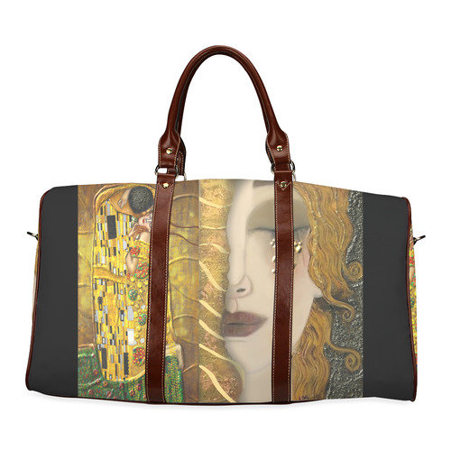 My Klimt Serie:Gold Waterproof Travel Bag/Small (Model 1639)
