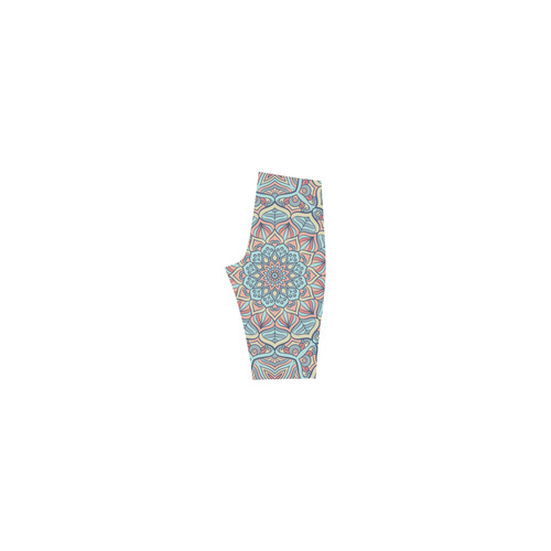 Beautiful Mandala Design Hestia Cropped Leggings (Model L03)