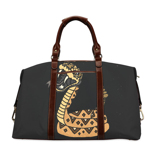 Striking Rattlesnake Art Classic Travel Bag (Model 1643)