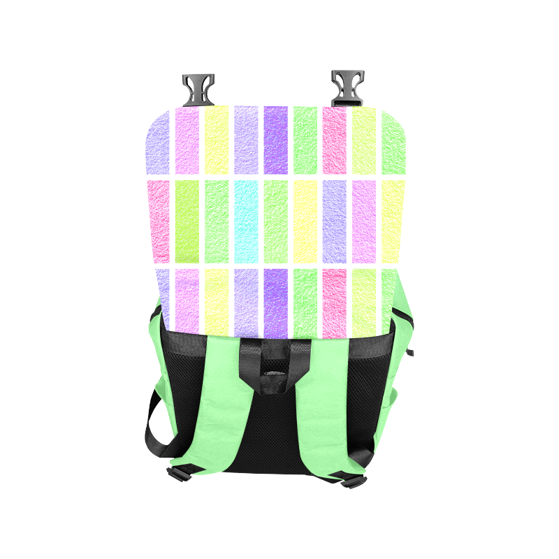 Pastel rectangles Casual Shoulders Backpack (Model 1623)