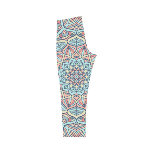 Beautiful Mandala Design Capri Legging (Model L02)