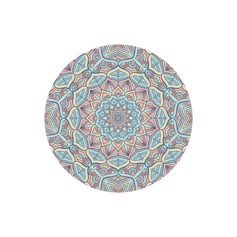 Beautiful Mandala Design Round Mousepad