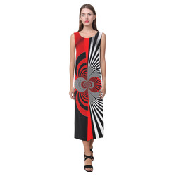 La Pantasia Phaedra Sleeveless Open Fork Long Dress (Model D08)