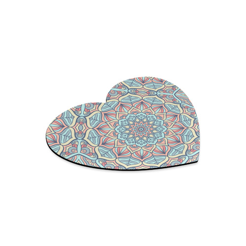 Beautiful Mandala Design Heart-shaped Mousepad