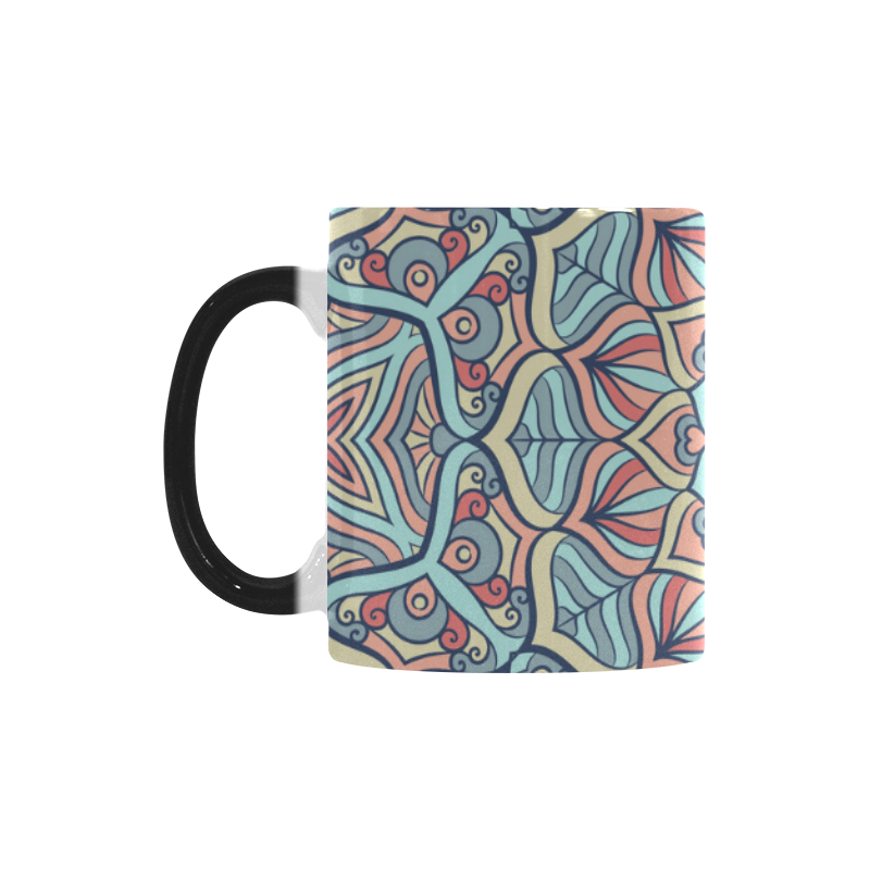 Beautiful Mandala Design Custom Morphing Mug