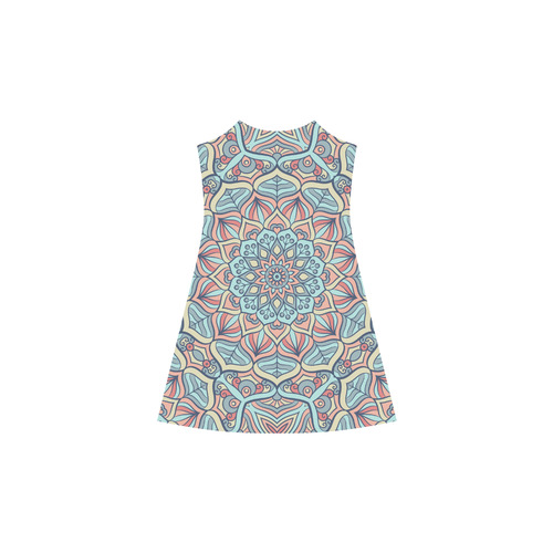 Beautiful Mandala Design Alcestis Slip Dress (Model D05)