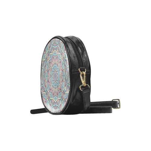 Beautiful Mandala Design Round Sling Bag (Model 1647)