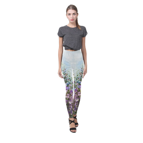 Blue Garden Cassandra Women's Leggings (Model L01)