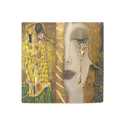 My Klimt Serie:Gold Women's Leather Wallet (Model 1611)