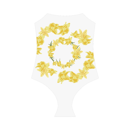 Daffodils Strap Swimsuit ( Model S05)