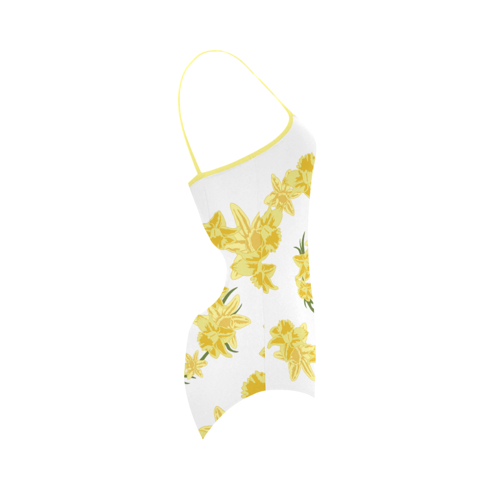 Daffodils Strap Swimsuit ( Model S05)