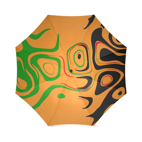 Die Buntes Muster Foldable Umbrella (Model U01)