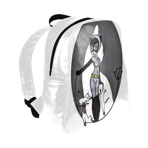 Harley Quinn Multi-Pockets Backpack (Model 1636)