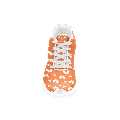 Cute orange Butterflies Women’s Running Shoes (Model 020)