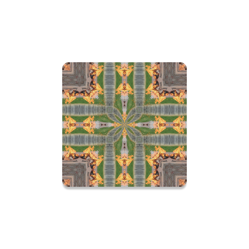 Paths of Fire Square Coaster