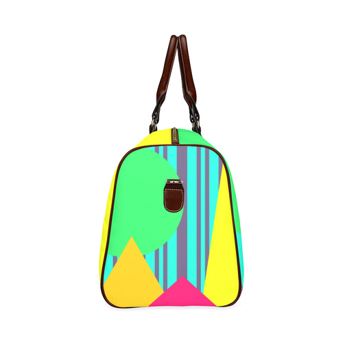 Shapes and Colors Waterproof Travel Bag/Small (Model 1639)