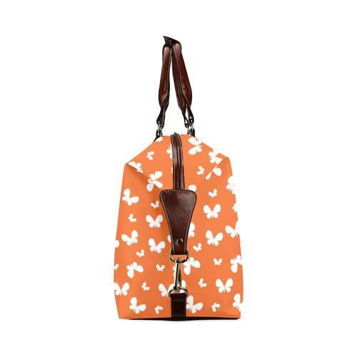 Cute orange Butterflies Classic Travel Bag (Model 1643)
