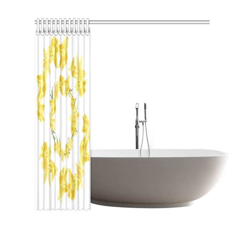 Daffodils Shower Curtain 69"x70"