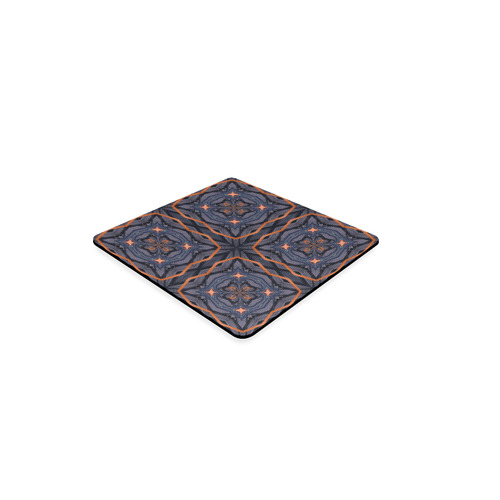 Industrial Blue & Orange 3 Square Coaster