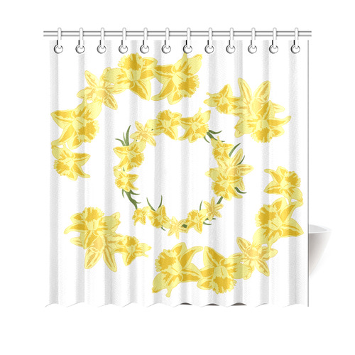 Daffodils Shower Curtain 69"x70"