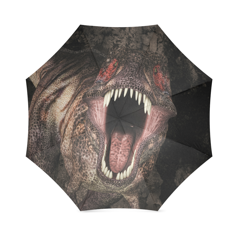 Tyrannosaurus rex dinosaur the king tyrant lizard Foldable Umbrella (Model U01)
