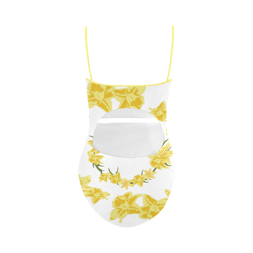 Daffodils Strap Swimsuit ( Model S05)